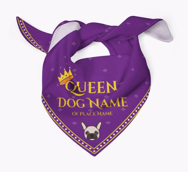 Queen: Personalised {breedFullName} Bandana